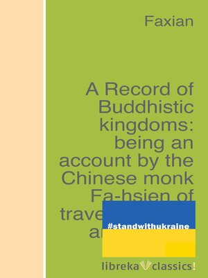 cover image of A Record of Buddhistic kingdoms